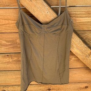 Wilfred tank top army green